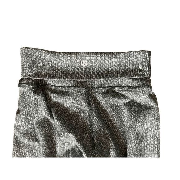 Lululemon Wunder Under  Pant (Roll Down) Coco Pique Fuel Green Size 2 - Picture 9 of 9